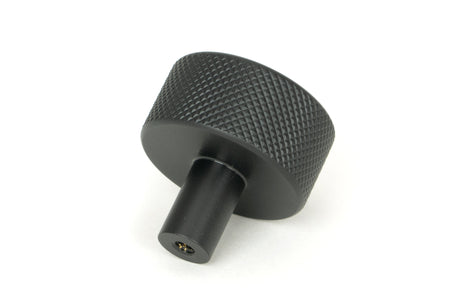 From The Anvil - Matt Black Brompton Cabinet Knob - 32mm (No rose) | Sku. 46879 | Trade Door Handles.