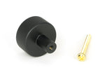 From The Anvil - Matt Black Brompton Cabinet Knob - 32mm (No rose) | Sku. 46879 | Trade Door Handles.