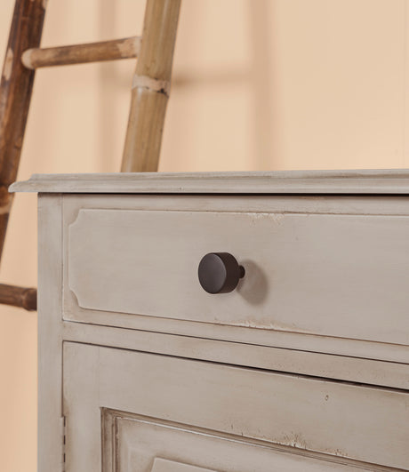 From The Anvil - Matt Black Brompton Cabinet Knob - 32mm (No rose) | Sku. 46879 | Trade Door Handles.