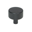 From The Anvil - Matt Black Brompton Cabinet Knob - 32mm (No rose) | Sku. 46879 | Trade Door Handles.