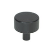 From The Anvil - Matt Black Brompton Cabinet Knob - 32mm (No rose) | Sku. 46879 | Trade Door Handles.
