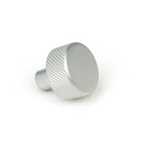 From The Anvil - Satin Chrome Brompton Cabinet Knob - 25mm (No rose) | Sku. 46880 | Trade Door Handles.