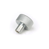From The Anvil - Satin Chrome Brompton Cabinet Knob - 25mm (No rose) | Sku. 46880 | Trade Door Handles.