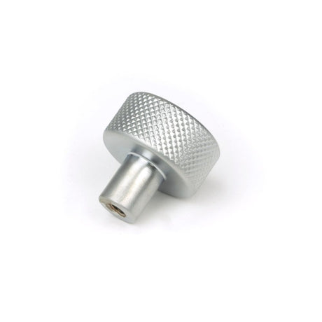 From The Anvil - Satin Chrome Brompton Cabinet Knob - 25mm (No rose) | Sku. 46880 | Trade Door Handles.