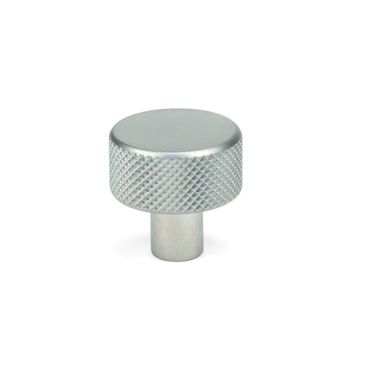 From The Anvil - Satin Chrome Brompton Cabinet Knob - 25mm (No rose) | Sku. 46880 | Trade Door Handles.