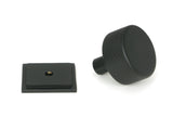 From The Anvil - Matt Black Brompton Cabinet Knob - 32mm (Square) | Sku. 46881 | Trade Door Handles.