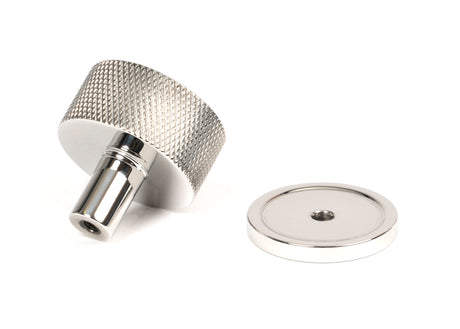 From The Anvil - Polished SS (304) Brompton Cabinet Knob - 32mm (Plain) | Sku. 46886 | Trade Door Handles.