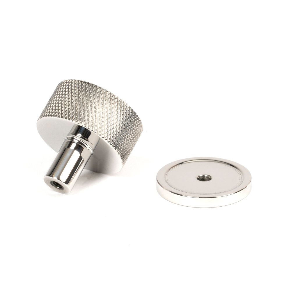 From The Anvil - Polished SS (304) Brompton Cabinet Knob - 32mm (Plain) | Sku. 46886 | Trade Door Handles.