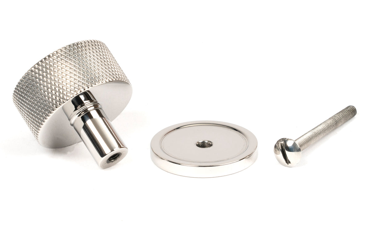 From The Anvil - Polished SS (304) Brompton Cabinet Knob - 32mm (Plain) | Sku. 46886 | Trade Door Handles.