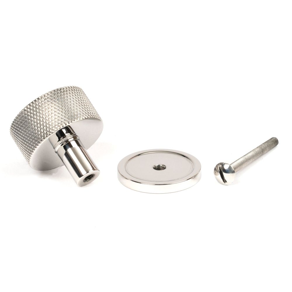 From The Anvil - Polished SS (304) Brompton Cabinet Knob - 32mm (Plain) | Sku. 46886 | Trade Door Handles.