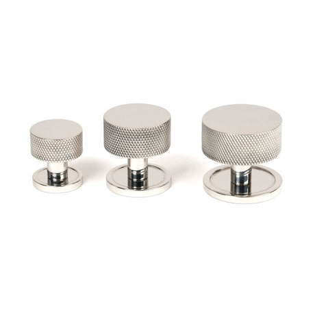 From The Anvil - Polished SS (304) Brompton Cabinet Knob - 32mm (Plain) | Sku. 46886 | Trade Door Handles.