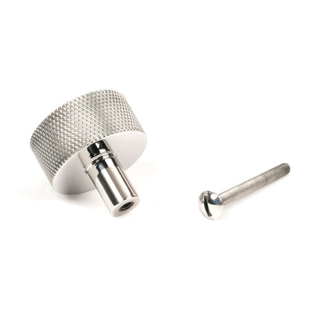 From The Anvil - Polished SS (304) Brompton Cabinet Knob - 32mm (No rose) | Sku. 46887 | Trade Door Handles.