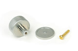 From The Anvil - Satin Chrome Brompton Cabinet Knob - 32mm (Plain) | Sku. 46888 | Trade Door Handles.