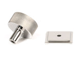 From The Anvil - Polished SS (304) Brompton Cabinet Knob - 32mm (Square) | Sku. 46889 | Trade Door Handles.