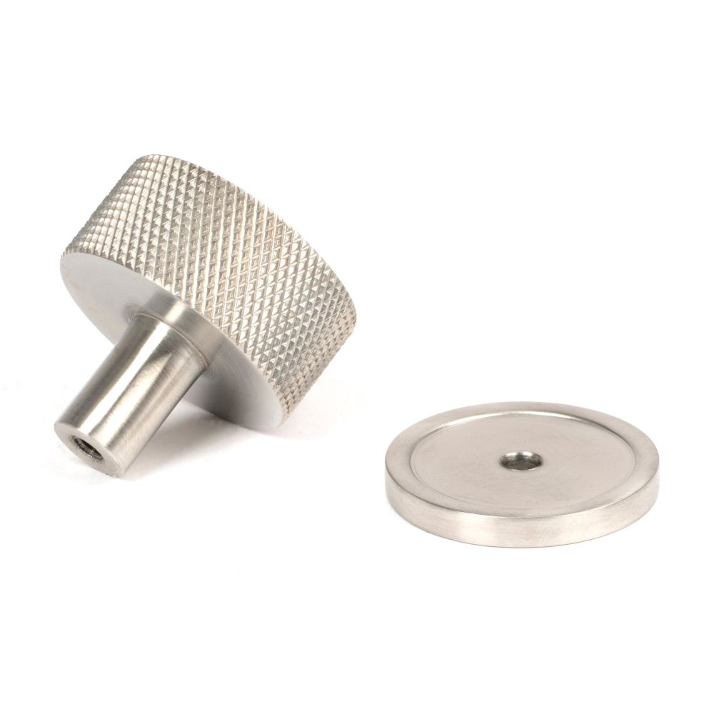 From The Anvil - Satin SS (304) Brompton Cabinet Knob - 32mm (Plain) | Sku. 46890 | Trade Door Handles.