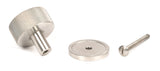From The Anvil - Satin SS (304) Brompton Cabinet Knob - 32mm (Plain) | Sku. 46890 | Trade Door Handles.