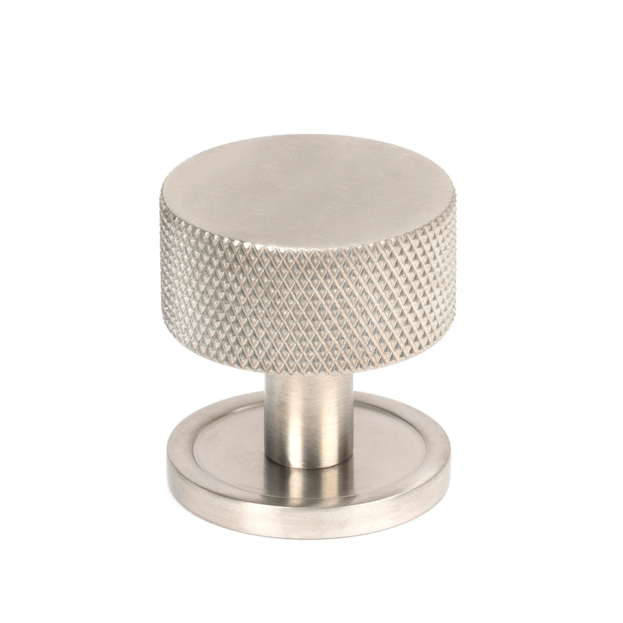 From The Anvil - Satin SS (304) Brompton Cabinet Knob - 32mm (Plain) | Sku. 46890 | Trade Door Handles.