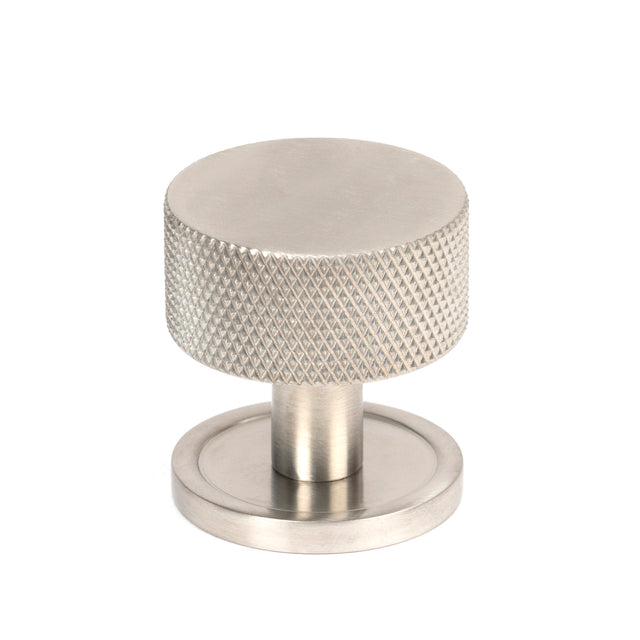From The Anvil - Satin SS (304) Brompton Cabinet Knob - 32mm (Plain) | Sku. 46890 | Trade Door Handles.