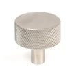 From The Anvil - Satin SS (304) Brompton Cabinet Knob - 32mm (No rose) | Sku. 46891 | Trade Door Handles.