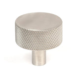 From The Anvil - Satin SS (304) Brompton Cabinet Knob - 32mm (No rose) | Sku. 46891 | Trade Door Handles.