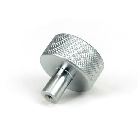 From The Anvil - Satin Chrome Brompton Cabinet Knob - 32mm (No rose) | Sku. 46892 | Trade Door Handles.