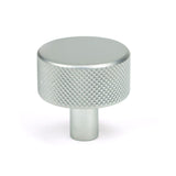 From The Anvil - Satin Chrome Brompton Cabinet Knob - 32mm (No rose) | Sku. 46892 | Trade Door Handles.