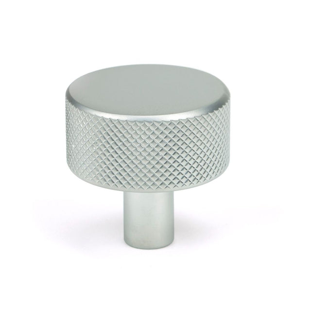 From The Anvil - Satin Chrome Brompton Cabinet Knob - 32mm (No rose) | Sku. 46892 | Trade Door Handles.