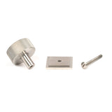 From The Anvil - Satin SS (304) Brompton Cabinet Knob - 32mm (Square) | Sku. 46893 | Trade Door Handles.