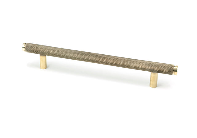 From The Anvil - Aged Brass Full Brompton Pull Handle - Medium | Sku. 46895 | Trade Door Handles.