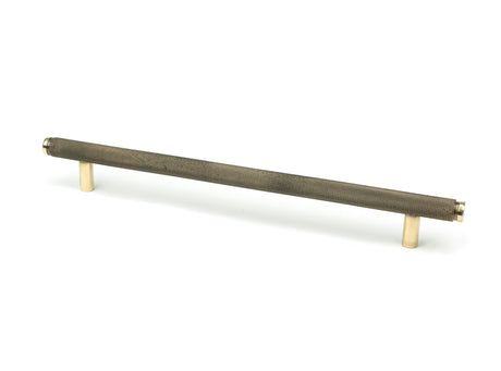 From The Anvil - Aged Brass Full Brompton Pull Handle - Large | Sku. 46896 | Trade Door Handles.