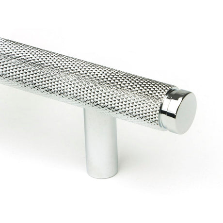 From The Anvil - Polished Chrome Full Brompton Pull Handle - Large | Sku. 46899 | Trade Door Handles.