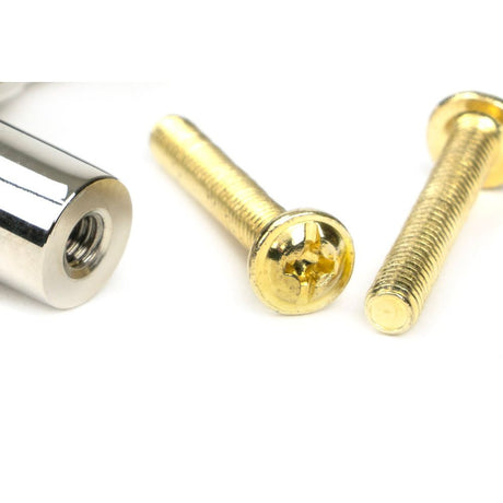 From The Anvil - Polished Nickel Full Brompton Pull Handle - Small | Sku. 46900 | Trade Door Handles.