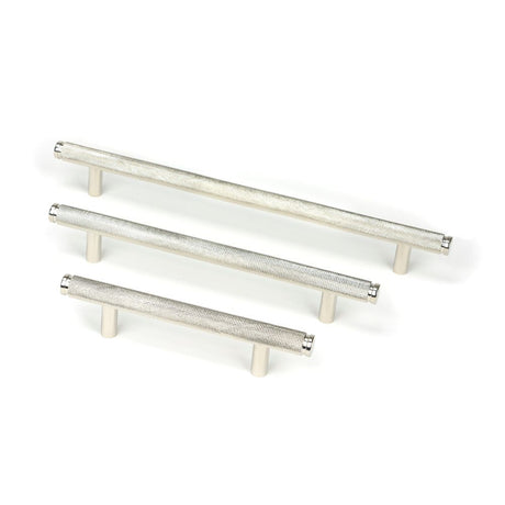 From The Anvil - Polished Nickel Full Brompton Pull Handle - Small | Sku. 46900 | Trade Door Handles.