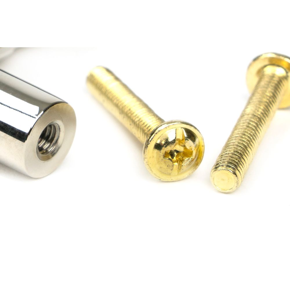 From The Anvil - Polished Nickel Full Brompton Pull Handle - Medium | Sku. 46901 | Trade Door Handles.