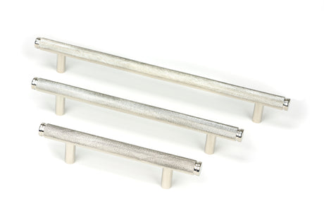 From The Anvil - Polished Nickel Full Brompton Pull Handle - Medium | Sku. 46901 | Trade Door Handles.