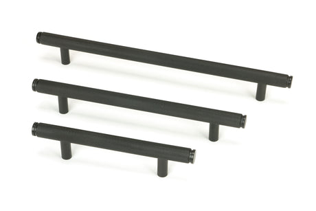 From The Anvil - Aged Bronze Full Brompton Pull Handle - Small | Sku. 46903 | Trade Door Handles.