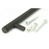 From The Anvil - Aged Bronze Full Brompton Pull Handle - Medium | Sku. 46904 | Trade Door Handles.