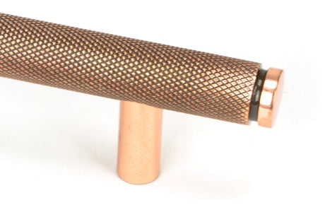 From The Anvil - Polished Bronze Full Brompton Pull Handle - Medium | Sku. 46907 | Trade Door Handles.