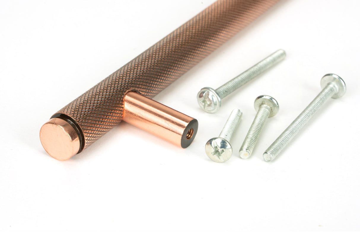 From The Anvil - Polished Bronze Full Brompton Pull Handle - Large | Sku. 46908 | Trade Door Handles.