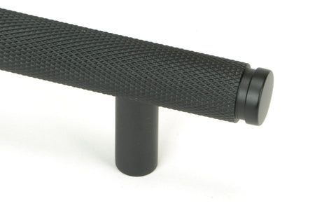 From The Anvil - Matt Black Full Brompton Pull Handle - Medium | Sku. 46913 | Trade Door Handles.