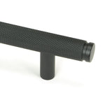 From The Anvil - Matt Black Full Brompton Pull Handle - Medium | Sku. 46913 | Trade Door Handles.