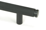 From The Anvil - Matt Black Full Brompton Pull Handle - Large | Sku. 46914 | Trade Door Handles.