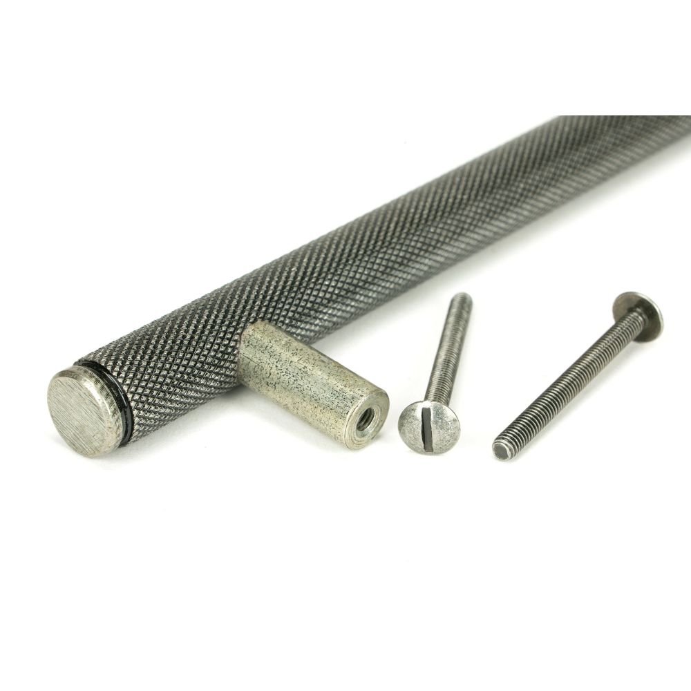 From The Anvil - Pewter Full Brompton Pull Handle - Large | Sku. 46917 | Trade Door Handles.