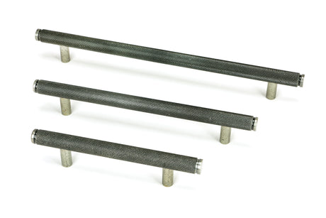 From The Anvil - Pewter Full Brompton Pull Handle - Large | Sku. 46917 | Trade Door Handles.
