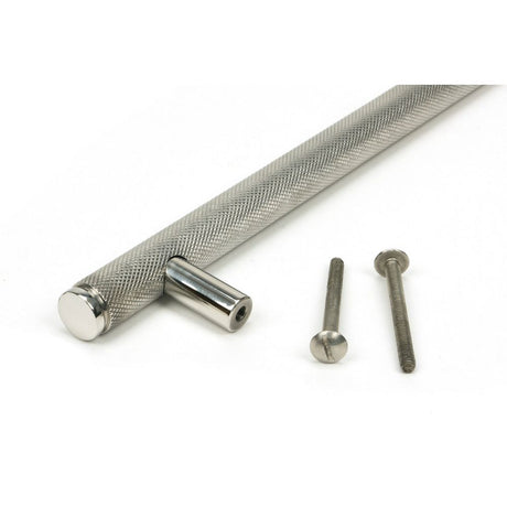 From The Anvil - Polished SS (304) Full Brompton Pull Handle - Medium | Sku. 46919 | Trade Door Handles.