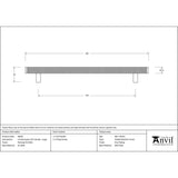 From The Anvil - Polished SS (304) Full Brompton Pull Handle - Large | Sku. 46920 | Trade Door Handles.