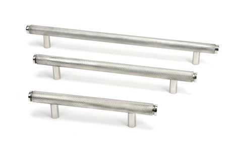 From The Anvil - Satin SS (304) Full Brompton Pull Handle - Small | Sku. 46921 | Trade Door Handles.