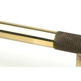 From The Anvil - Aged Brass Half Brompton Pull Handle - Large | Sku. 46926 | Trade Door Handles.