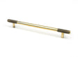 From The Anvil - Aged Brass Half Brompton Pull Handle - Large | Sku. 46926 | Trade Door Handles.