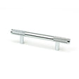 From The Anvil - Polished Chrome Half Brompton Pull Handle - Small | Sku. 46927 | Trade Door Handles.